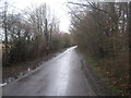 Church Lane heading towards Shadoxhurst