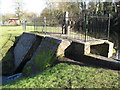 The sluice gate, Broadwaters Mill, Kidderminster, Worcs