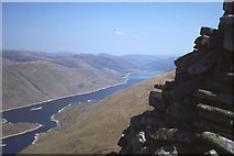 NH1128 : Loch Mullardoch from the summit of Beinn Fhionnlaidh by Jim Barton