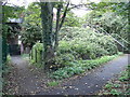 Path junction near  Whitchurch Railway Station, Cardiff