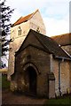 St Nicholas Church doorway in Ickford