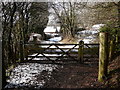 Rhymney Valley Ridgeway Footpath at Blaen-nofydd.