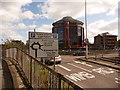 Bournemouth: western approach to Richmond Hill roundabout