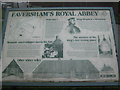 TR0161 : Faversham's Royal Abbey Information Board by David Anstiss