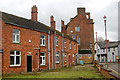 Daventry: empty cottages behind Moot Hall