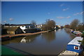 View of River Lee north of Springfield Marina, Clapton, London E5