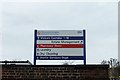 This Way Sign, Northern General Hospital, Sheffield