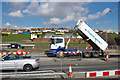 Road works by the Roedean Cafe