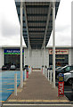 Daventry: retail park covered walkway