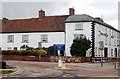 Daventry: the old Wheatsheaf Hotel is now a care home