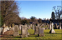 NS4472 : Bishopton Parish Church Graveyard by wfmillar