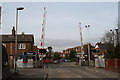 Level crossing adjacent to Pinhoe station