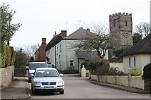 SX9696 : Poltimore village and St Mary's church by Rod Allday