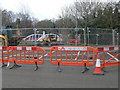 Construction of a footbridge over the Cefni