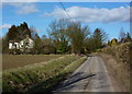 Lane towards Little Park Farm