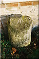 Milestone outside Angiers Almshouses, Wallingford