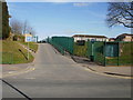 Western entrance to St Julians School, Newport