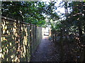 Footpath from East Road to Ellesmere Road