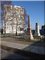 Flint war memorials and Castle Heights