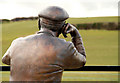 J2753 : Harry Ferguson statue near Dromore and Hillsborough (3) by Albert Bridge
