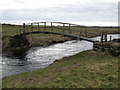 ND2654 : Footbridge over Wick River by Paul Simonite