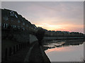 Medway riverbank at dusk