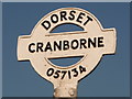 SU0513 : Cranborne: finger-post detail by Chris Downer
