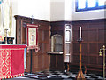 St Gabriel, Aldersbrook Road, London E11 - Sanctuary detail