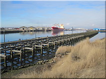 NZ3182 : North Blyth, Base of North Side Staithes by Les Hull