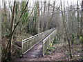 Footbridge over small stream