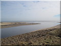 NZ3085 : River Wansbeck flows into the North Sea by Les Hull