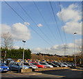 Overhead power lines, Ponthir Road, Caerleon