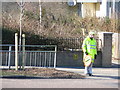 Bournemouth : Lollipop Lady on Moore Avenue