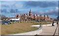 The Slieve Donard Hotel from the promenade