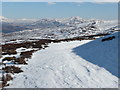 Motorway or estate track north west of Creag an Fhithich