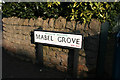 Mabel Grove street sign, West Bridgford