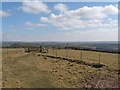 A view towards South Molton from the monument on Codden Beacon