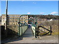 Footbridge over the River Aire at Shipley