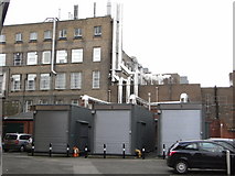 SP0483 : Lock-ups or boiler houses? Birmingham University Medical School by Chris Allen