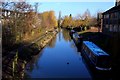 The Oxford Canal from Aristotle Lane Bridge looking north