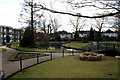 Croydon:  Footbridge at Waddon Ponds