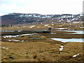 Sluice gate at the head of Spey Dam reservoir