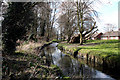 Beddington:  River Wandle, looking west