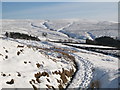 Snowy West Allen Dale below Middle Edge