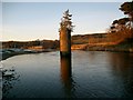 Old bridge support, River Clyde