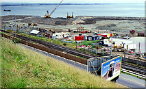 T1312 : Rebuilding Rosslare harbour by Albert Bridge