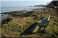 Seat overlooking Kilkenny Bay