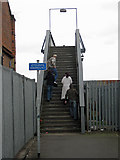 TA2709 : Railway Footbridge, Grimsby by David Wright