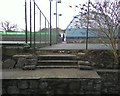 Disused steps, Eirias Park, Colwyn Bay