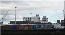 O1834 : Odlum Flour Mills from East Wall Road by Eric Jones